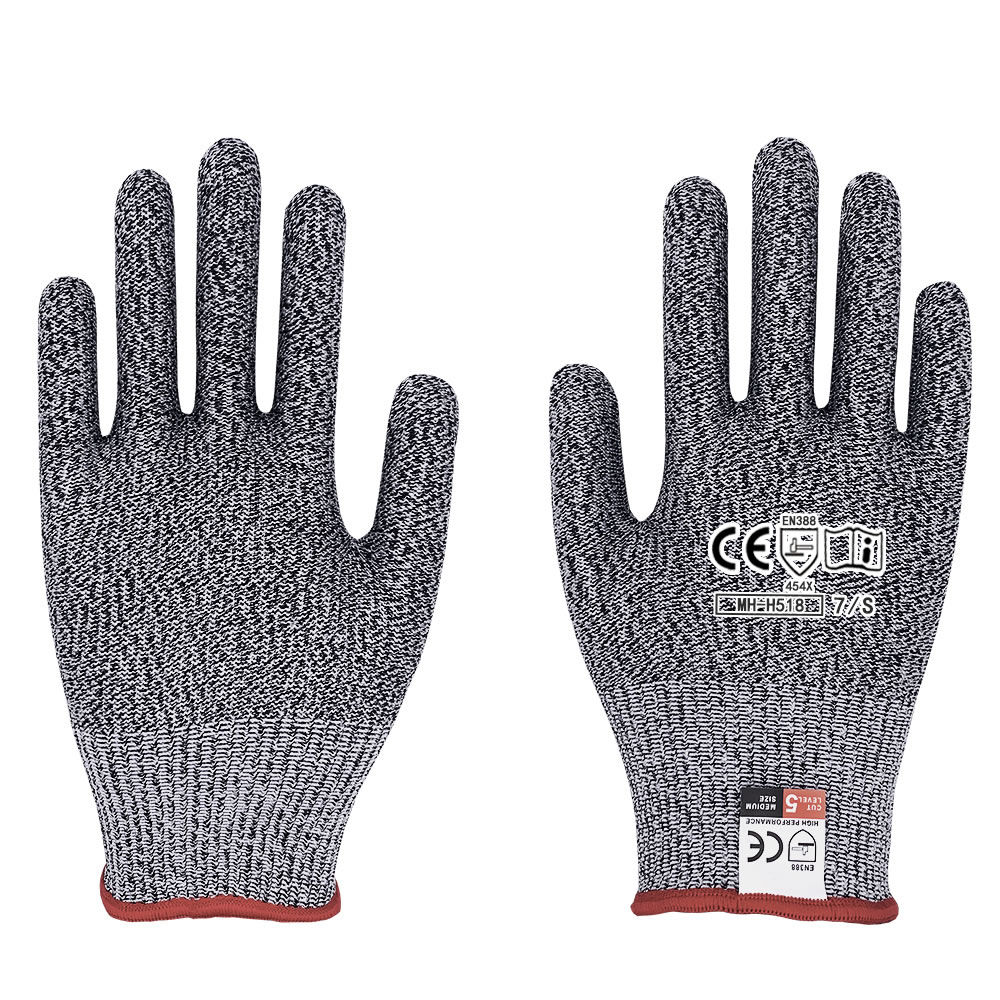 HPPE anti cutting glove core (dark gray)