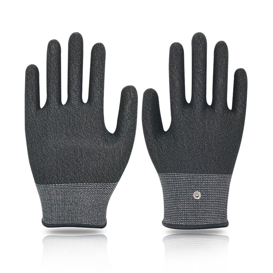 Silver fiber conductive gloves (dark gray 432C)