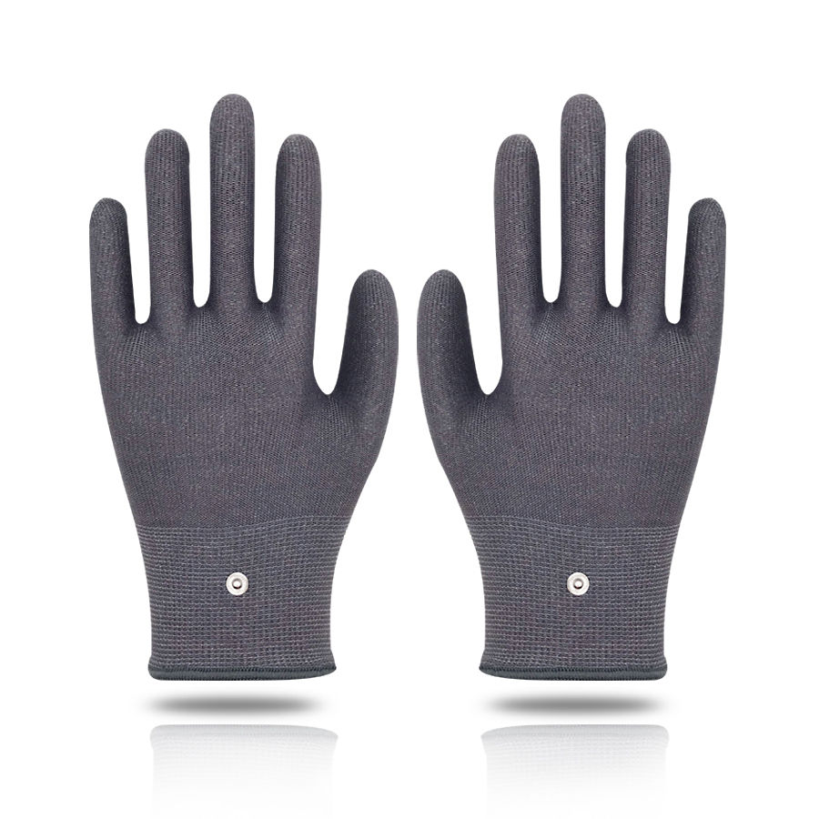 Silver fiber conductive gloves (hemp gray)