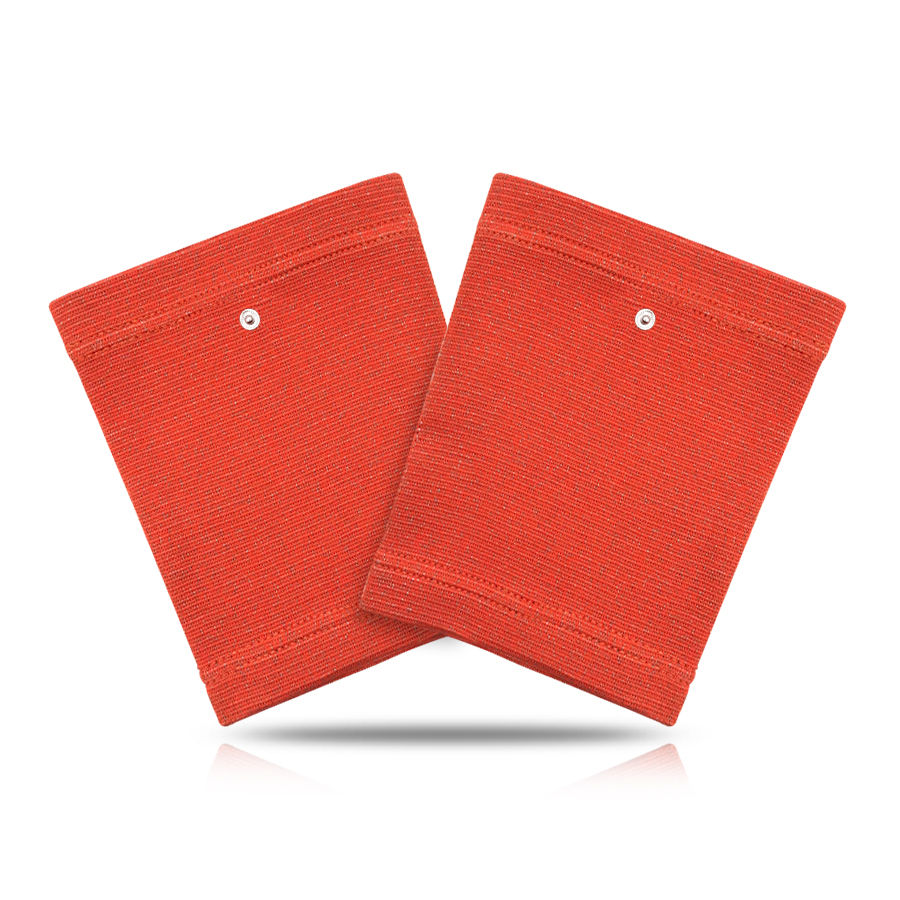 Silver fiber conductive knee pad (Orange)