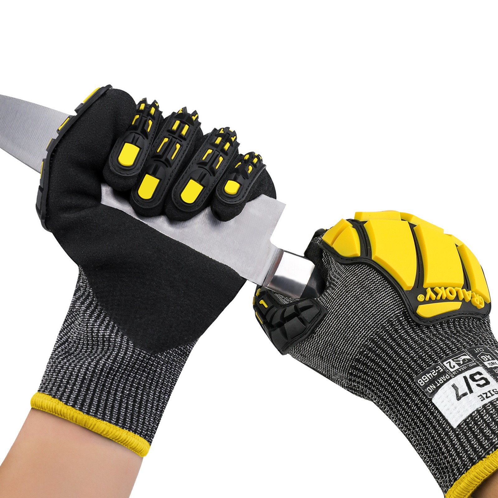 TPR机械减震防撞手套