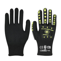 HPPE anti cutting and shockproof gloves