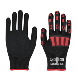 HPPE anti cutting and shockproof gloves