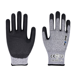 Pu palm coated hPPE anti cutting touch screen gloves