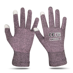 Warm game gloves (pink two finger touch screen)