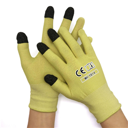 Warm game gloves (yellow three finger touch screen)