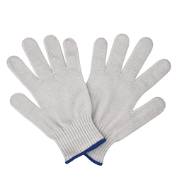 Steel clad anti cutting gloves (white)