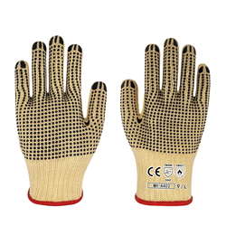 Aramid anti heat cutting dispensing gloves (double-sided)