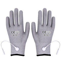 Silver fiber conductive gloves (light gray)