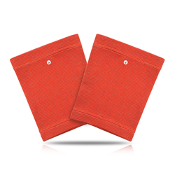 Silver fiber conductive knee pad (Orange)