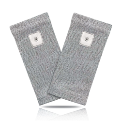 Silver fiber leather conductive elbow protector