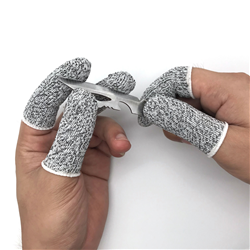 Anti cutting finger cover (white edge)